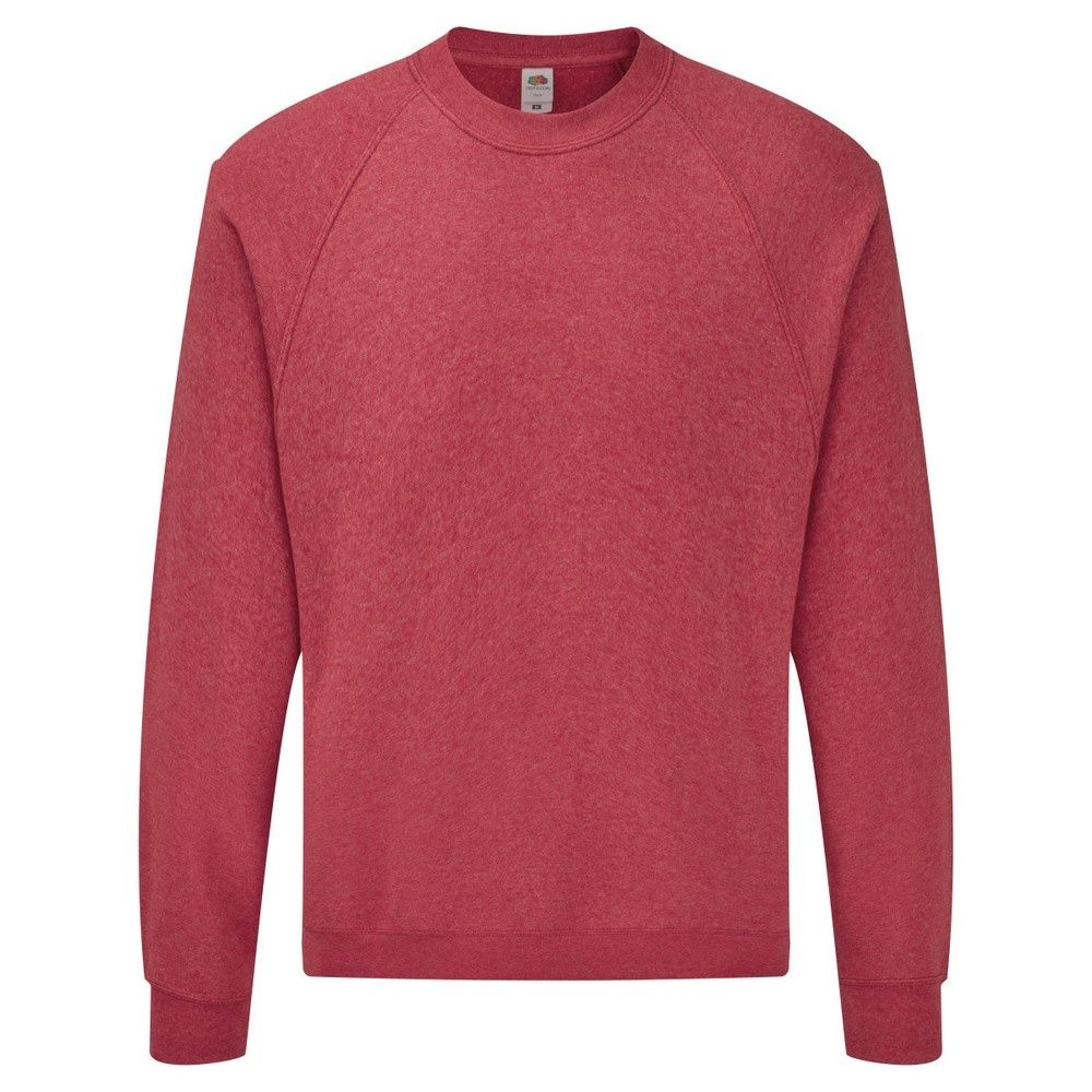 Heather Rotes Raglanärmel Sweatshirt