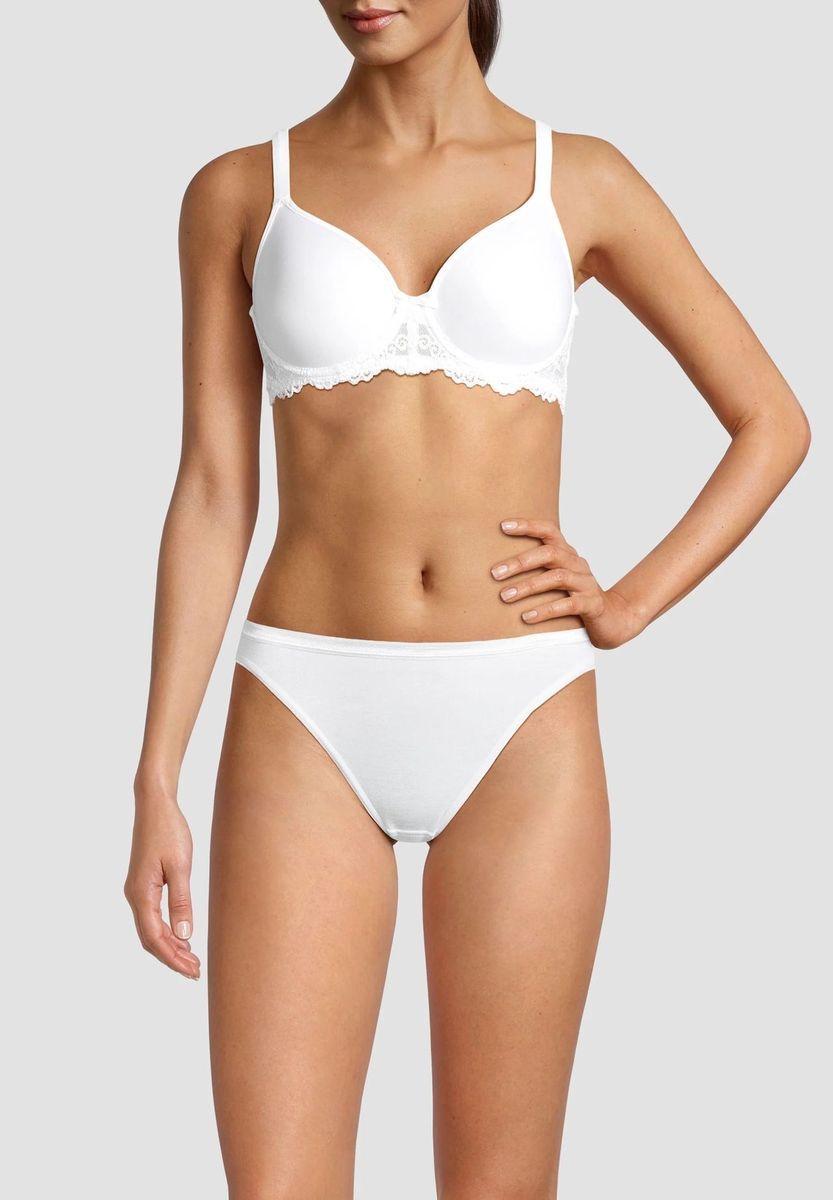 Bügel-BH mit Spitzenbesatz