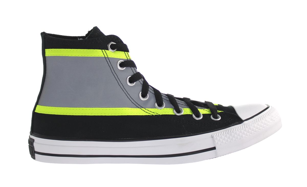 Converse Hi-Vis-Männer schwarze Plimsolls