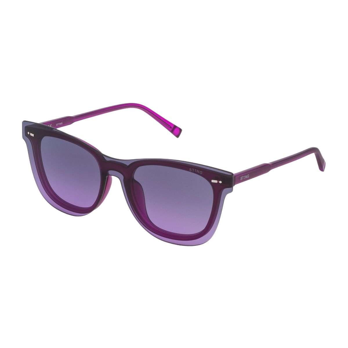Runde Sonnenbrille mit Farbverlauf