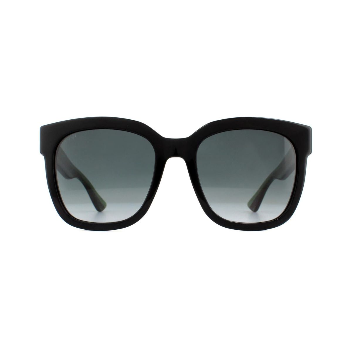 Übergroße quadratische Sonnenbrille mit Glitter-Detail