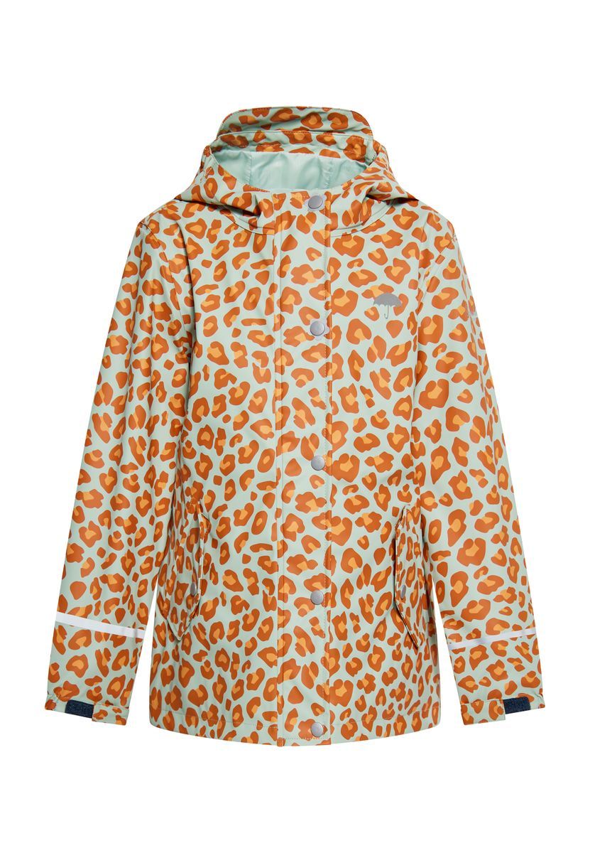Regenjacke für Kinder mit Leopardenmuster