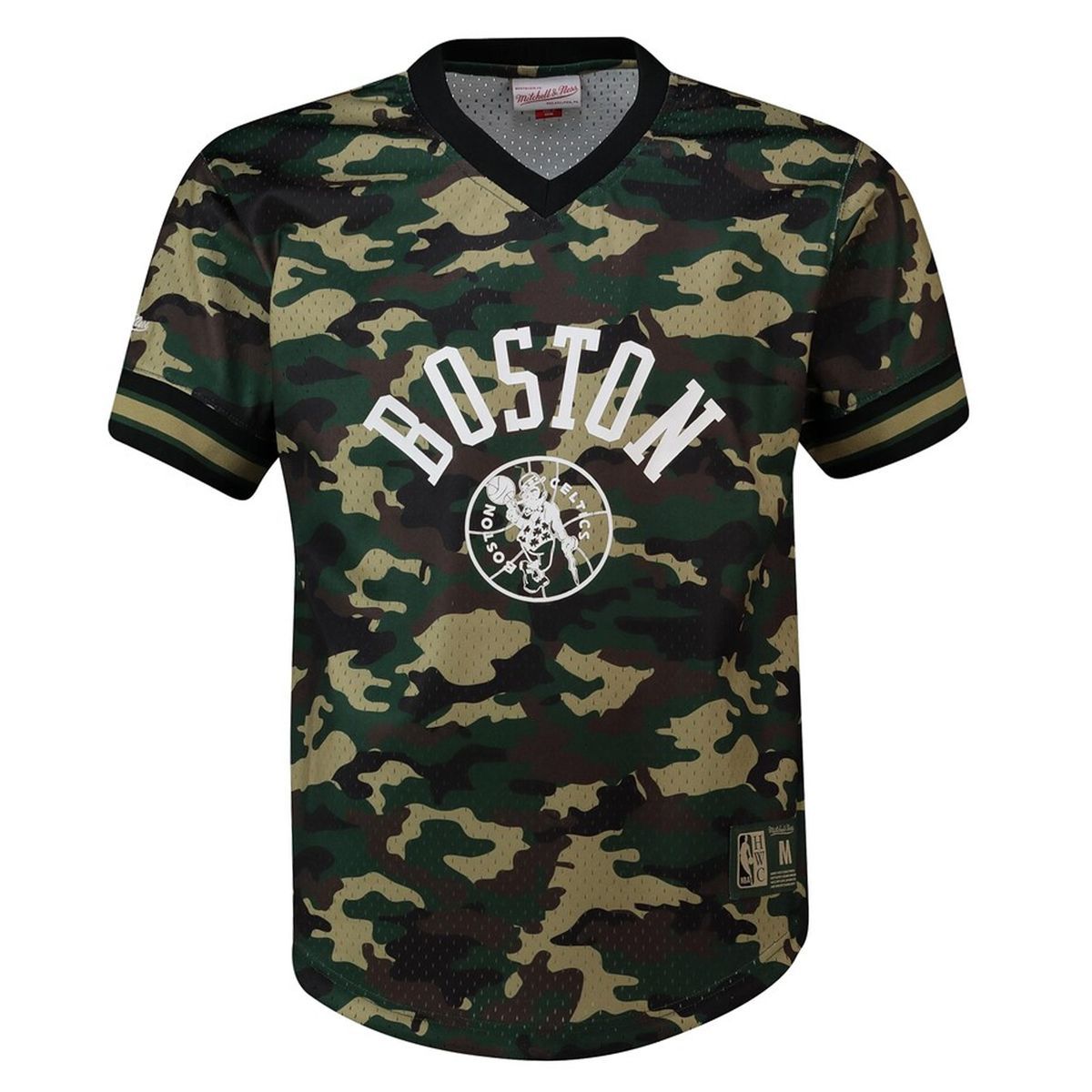 Boston Celtics Camo Mesh T-Shirt