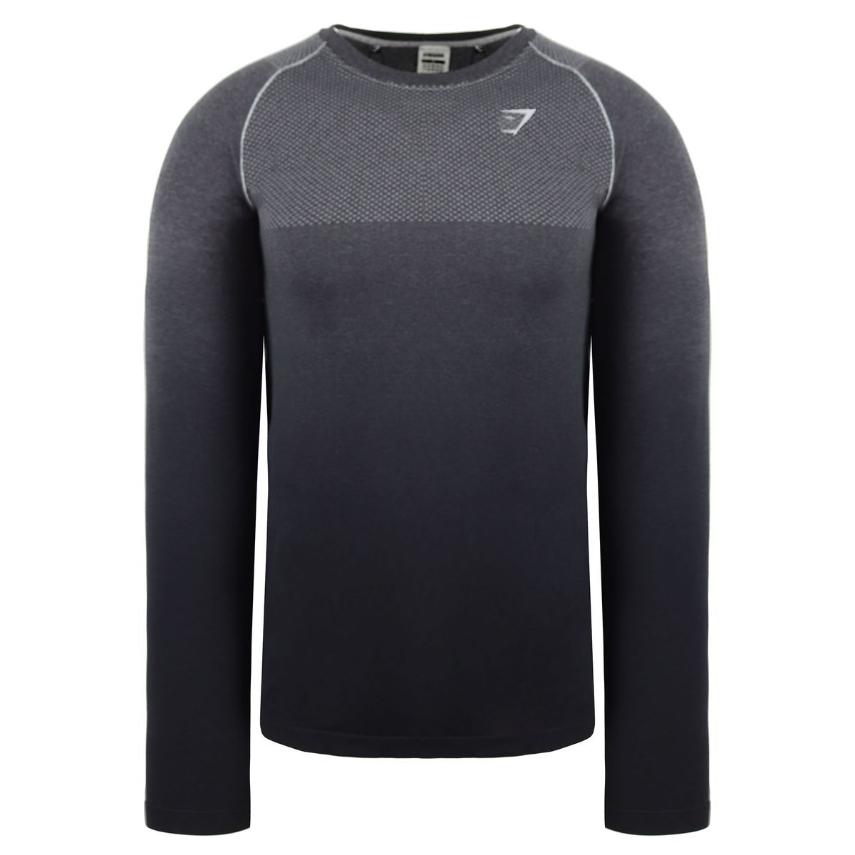 Herren-Langarmshirt mit Ombre-Effekt