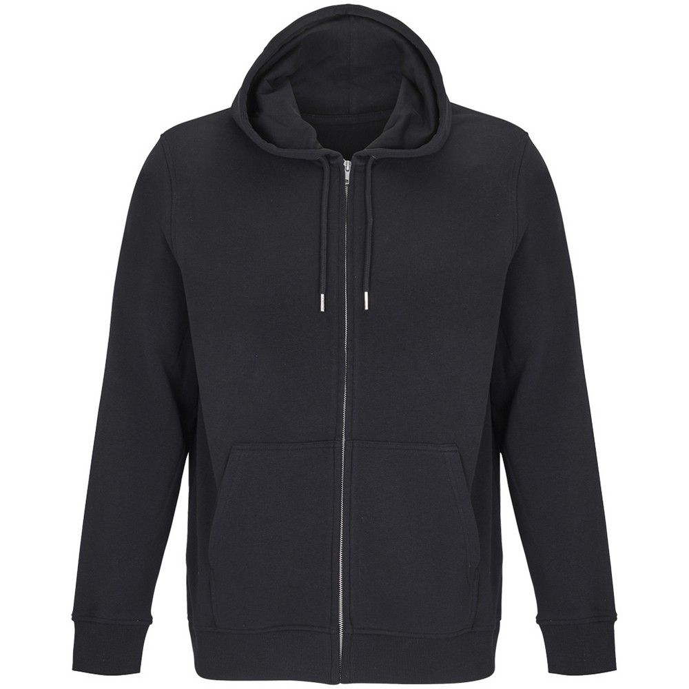 Unisex Bio-Baumwoll-Hoodie mit durchgehendem Reißverschluss