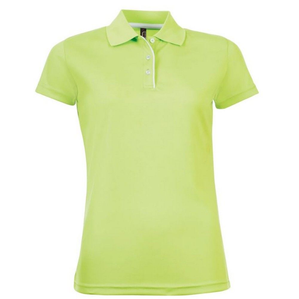Damen Kurzarm Piqué Poloshirt