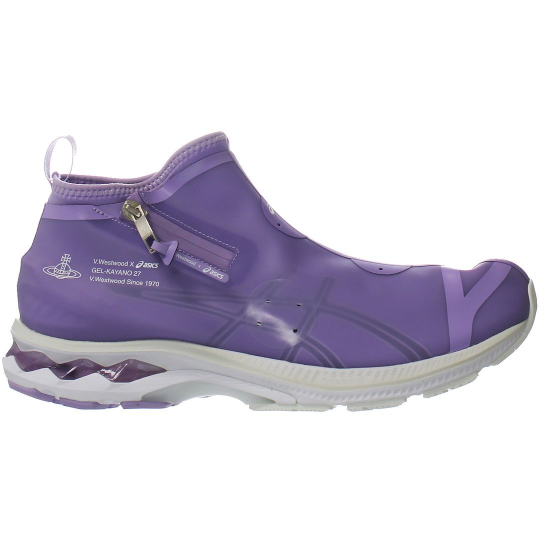 Lila High-Top Sneaker mit Reißverschluss