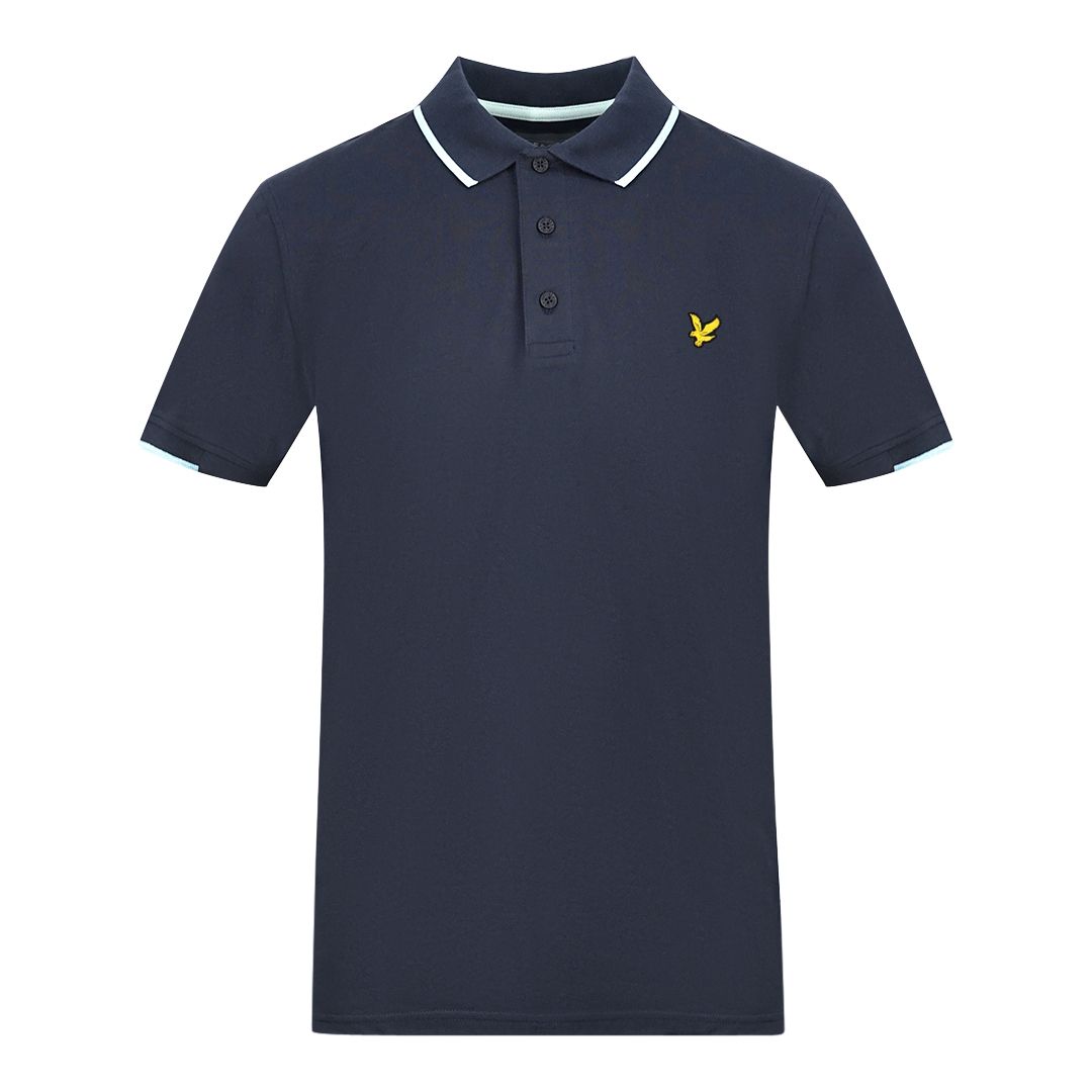 Klassisches Piqué-Poloshirt mit Besatz