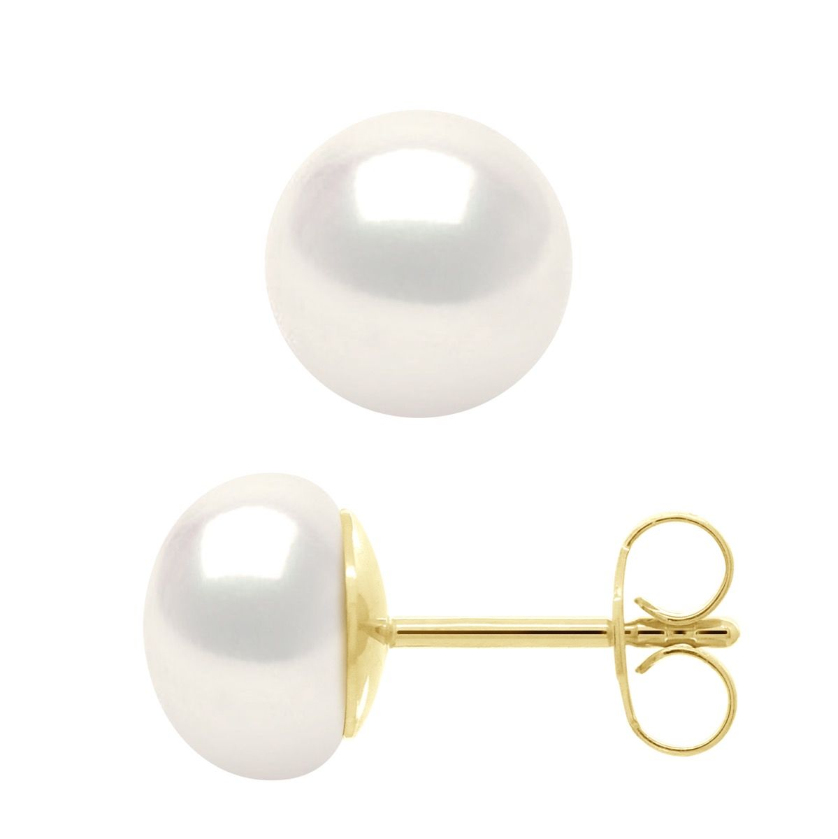 Klassische Süßwasserperlen Ohrstecker