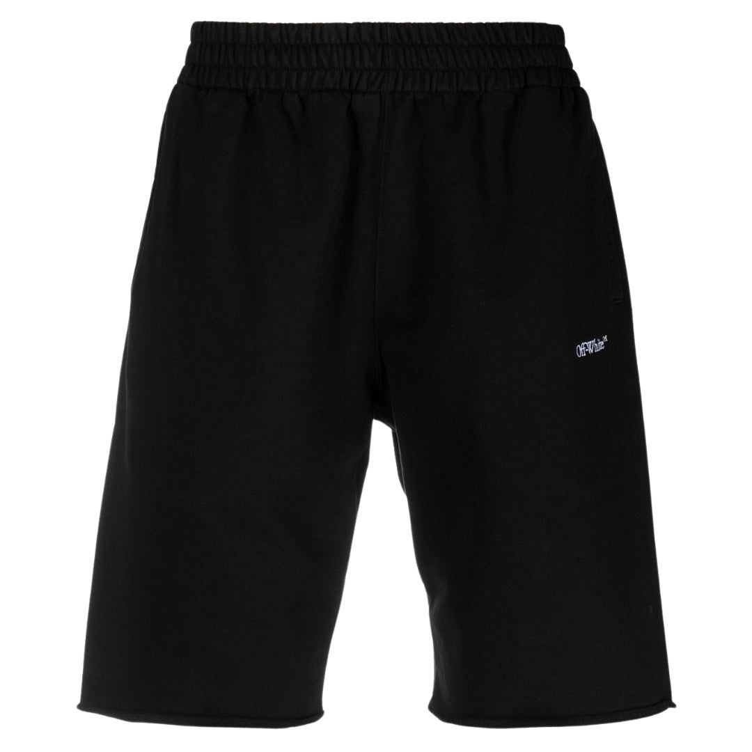 Schwarze Sweatshorts aus Baumwollmischung