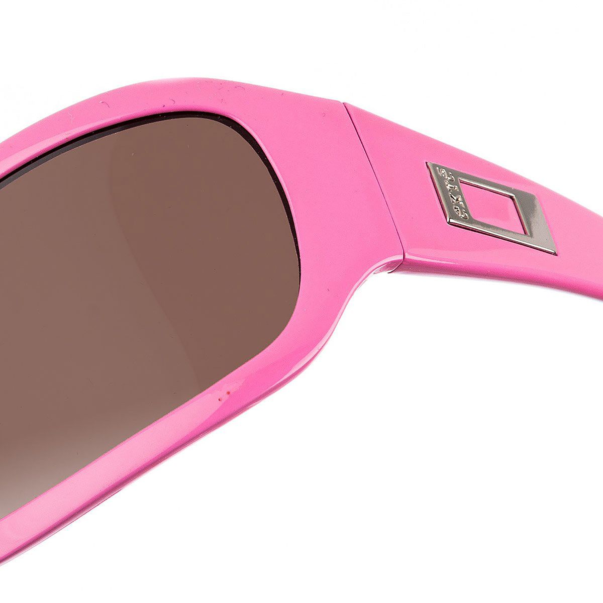 Rechteckige Wrap-Around Sonnenbrille aus Acetat