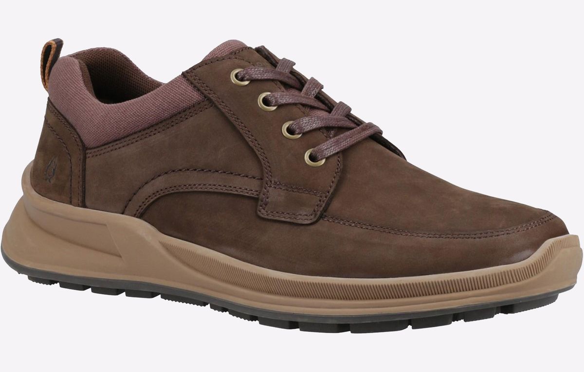 Lässige Nubukleder-Schnürschuhe