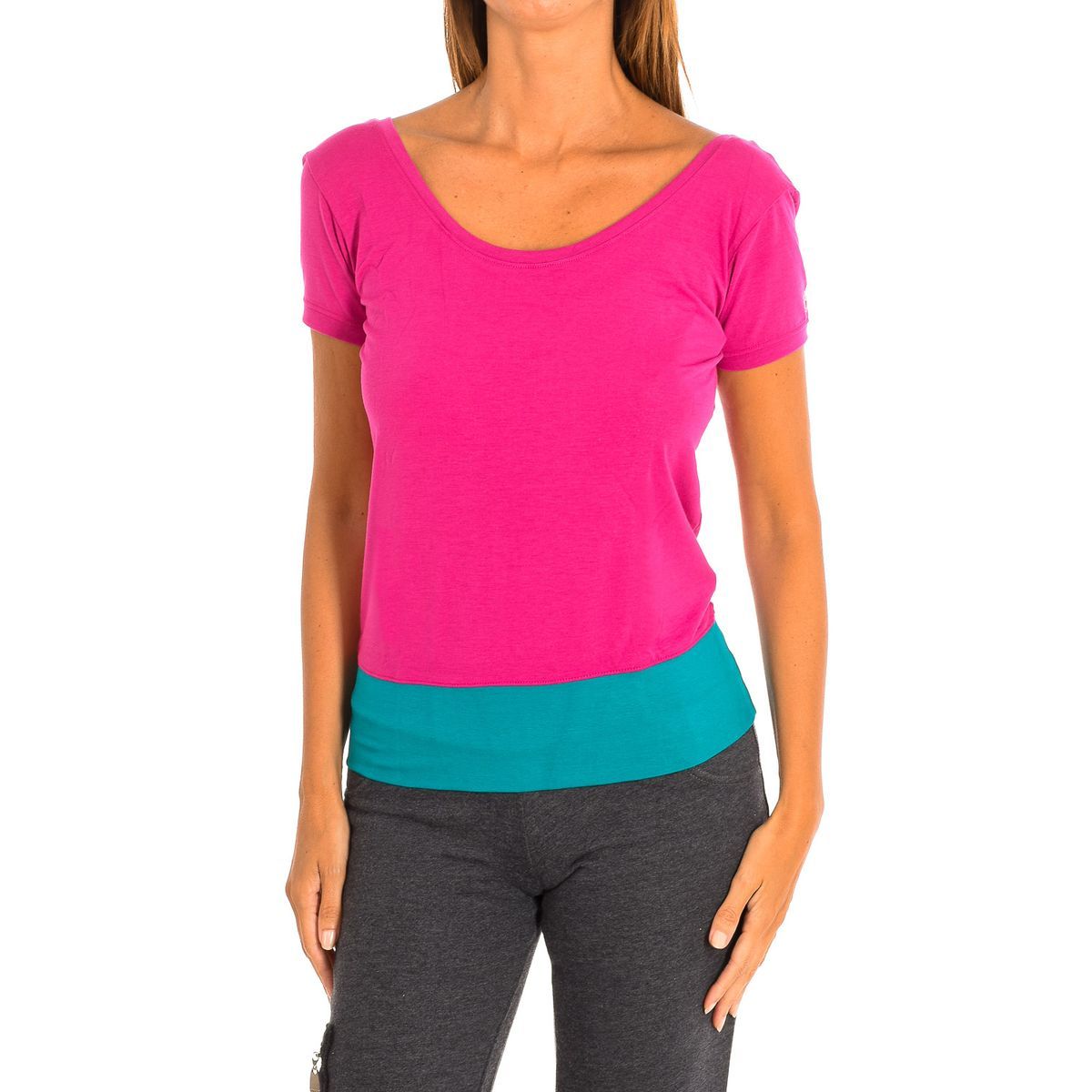 Sport-T-Shirt mit kurzem Rundhalsausschnitt