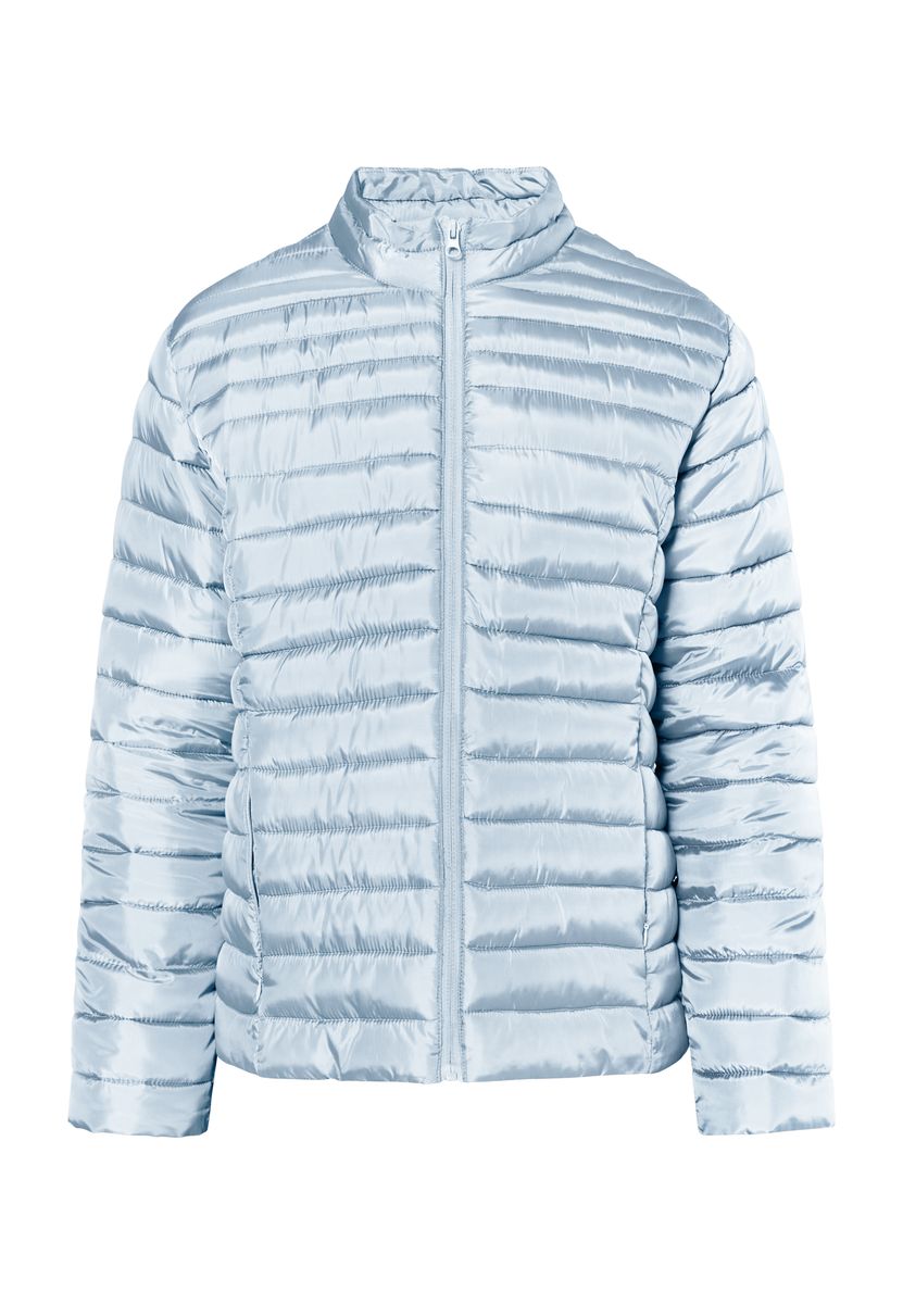 Leichte gesteppte Pufferjacke in Blau