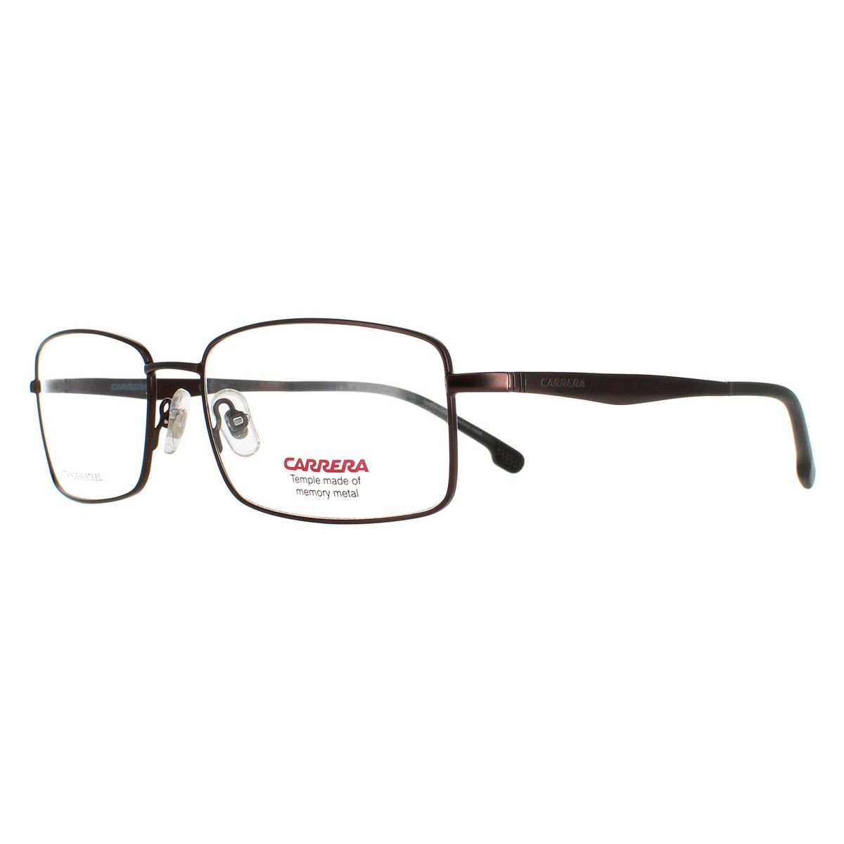 Schmale leichte rechteckige Metallbrille