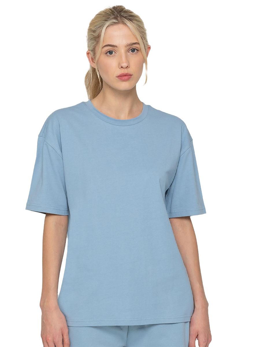 Damen Oversized Rundhals T-Shirt