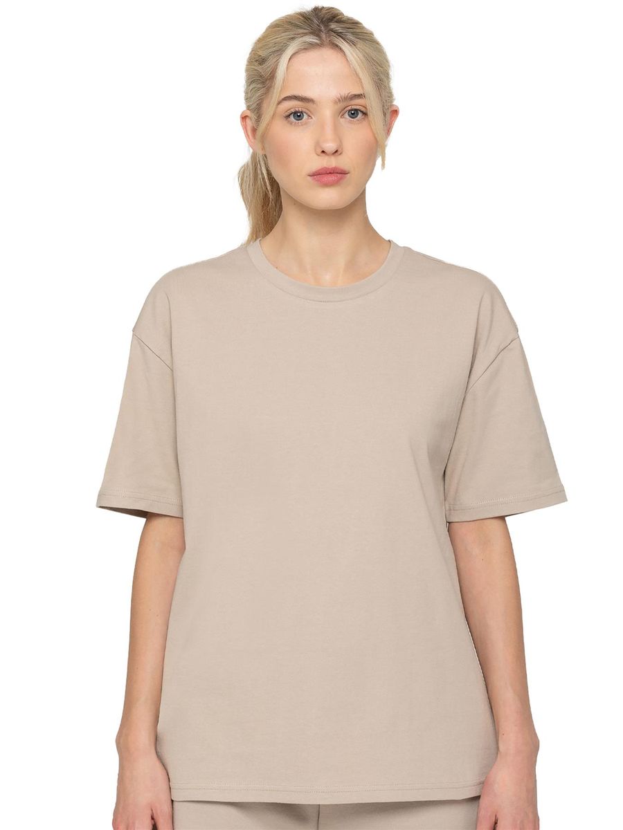 Damen Oversized Rundhals T-Shirt