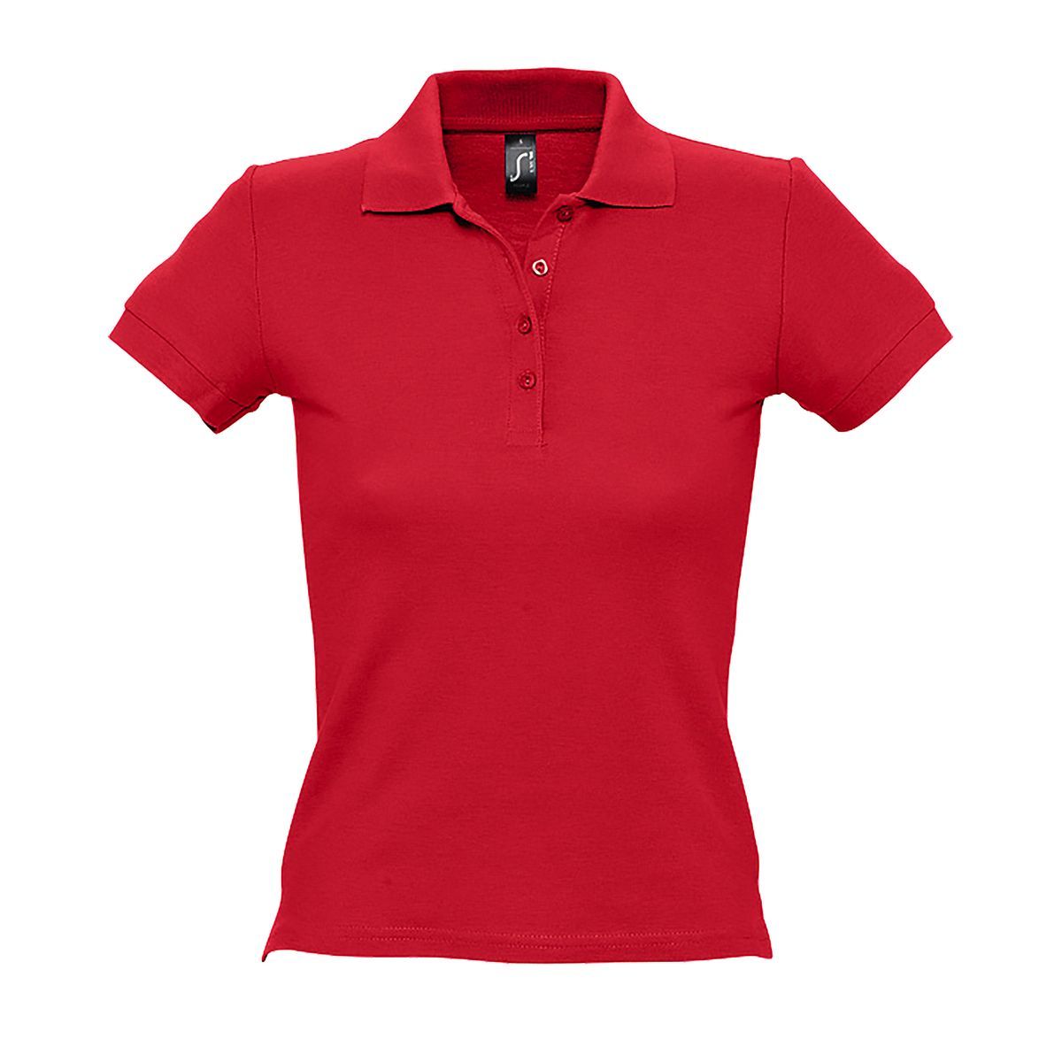 Figurbetontes Kurzarm-Poloshirt