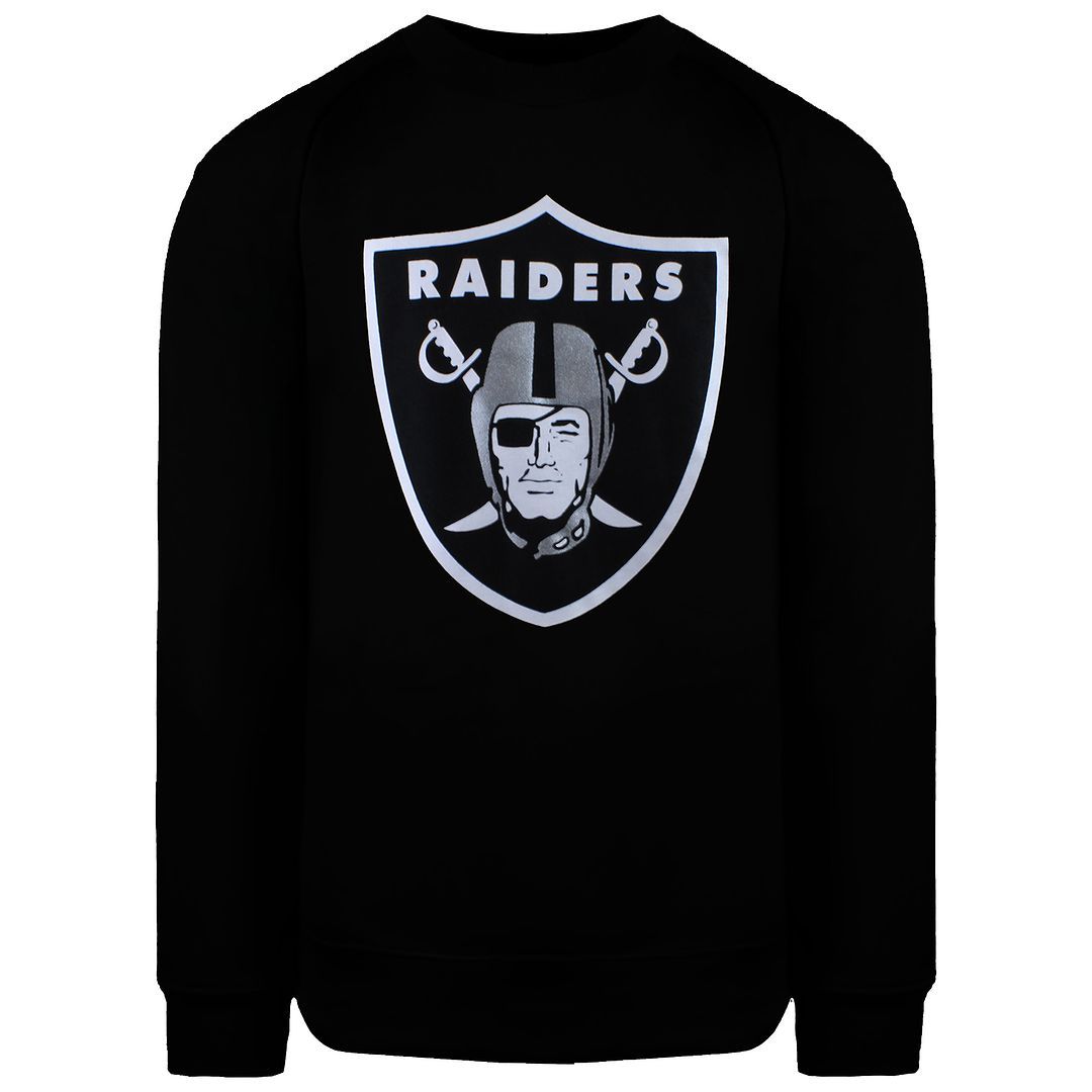 Raiders Emblem Grafik Rundhals Sweatshirt