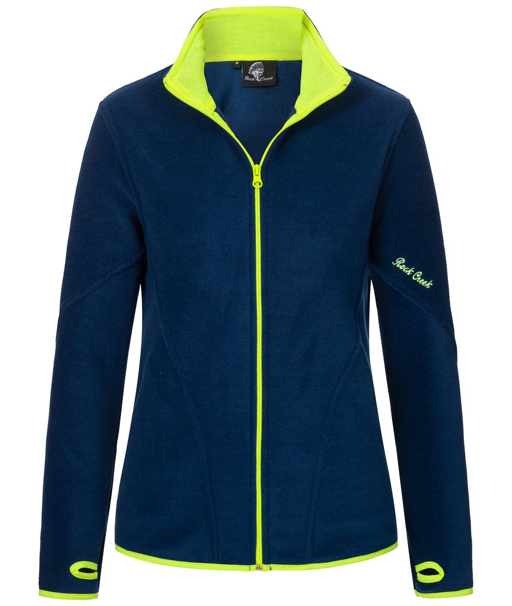 Fleece Jacke mit Reißverschluss