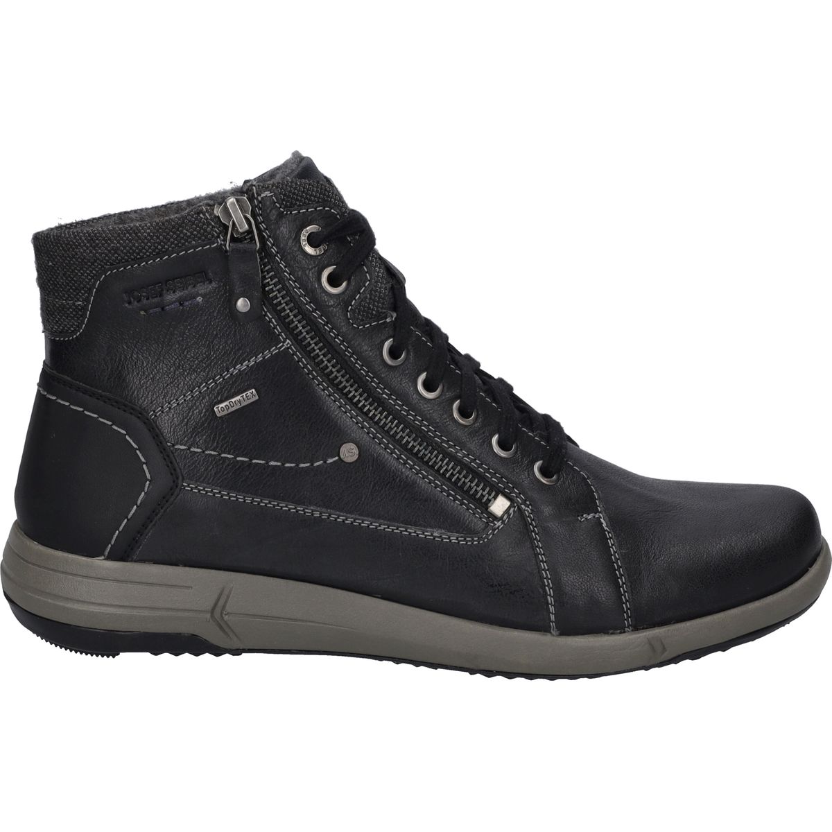 Gefütterte wasserfeste Schnür-Stiefeletten
