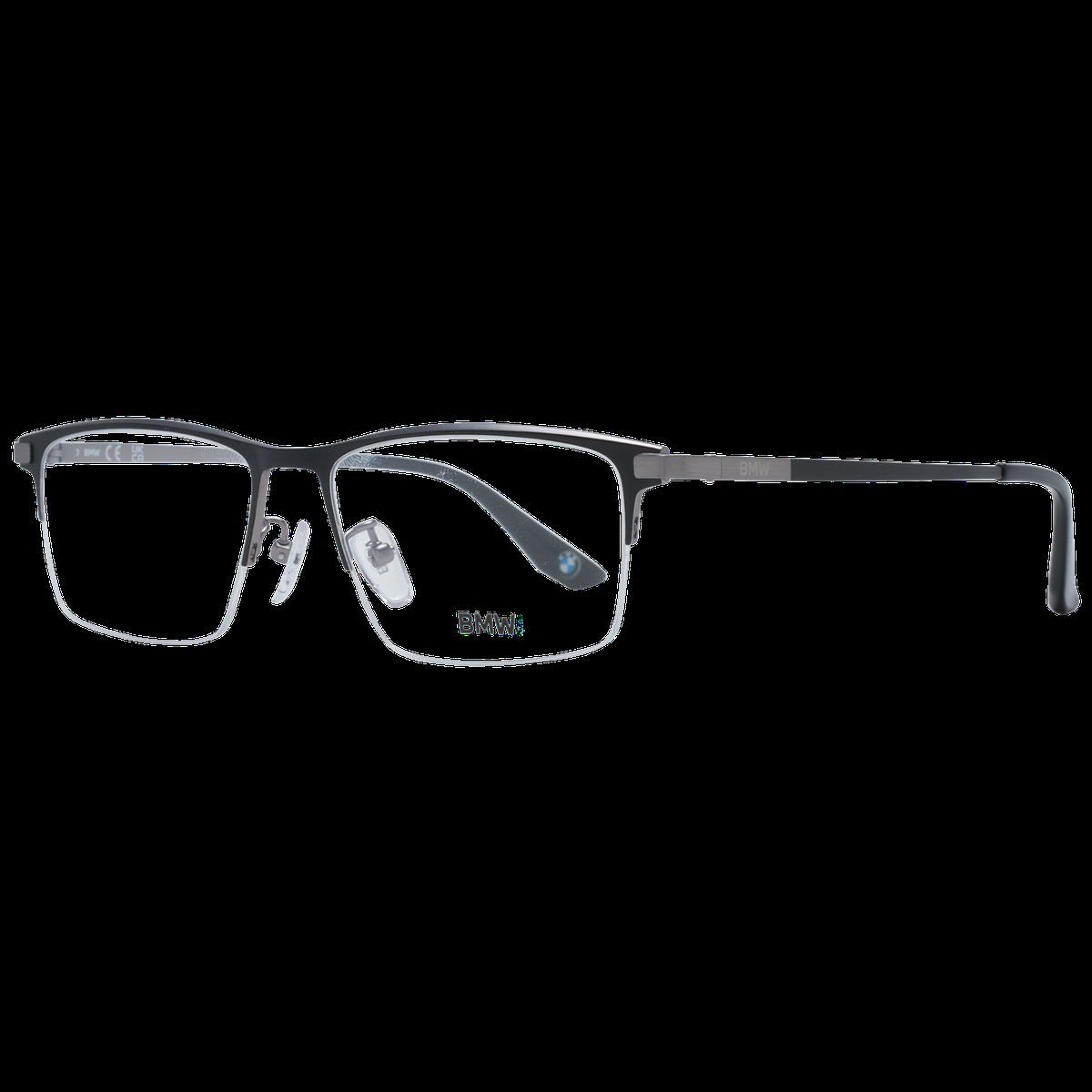 Rechteckige Halbrand-Metallbrille