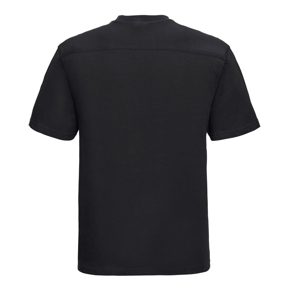 Schweres Baumwoll-T-Shirt mit Rundhalsausschnitt