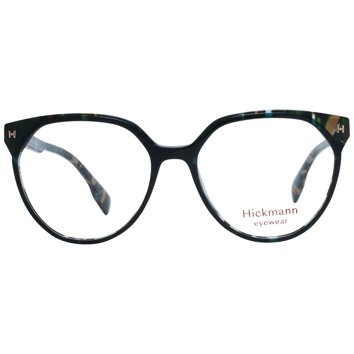 Elegante runde gemusterte Acetatfassung