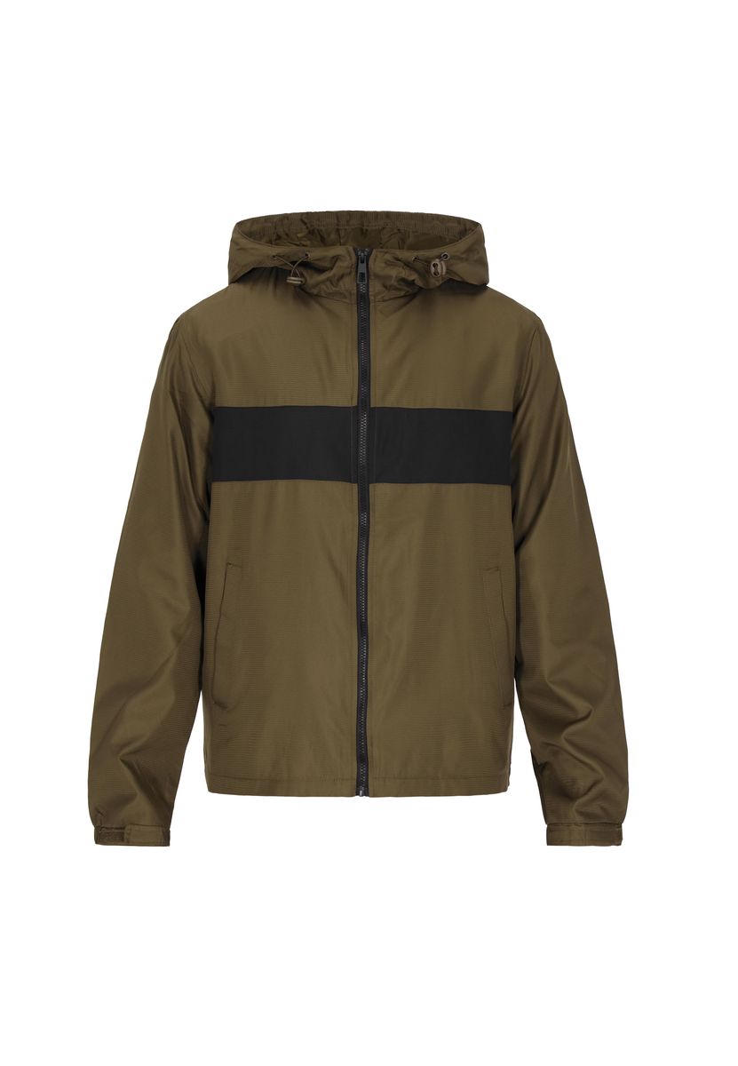 Herren Outdoor Windbreaker Jacke mit Kapuze