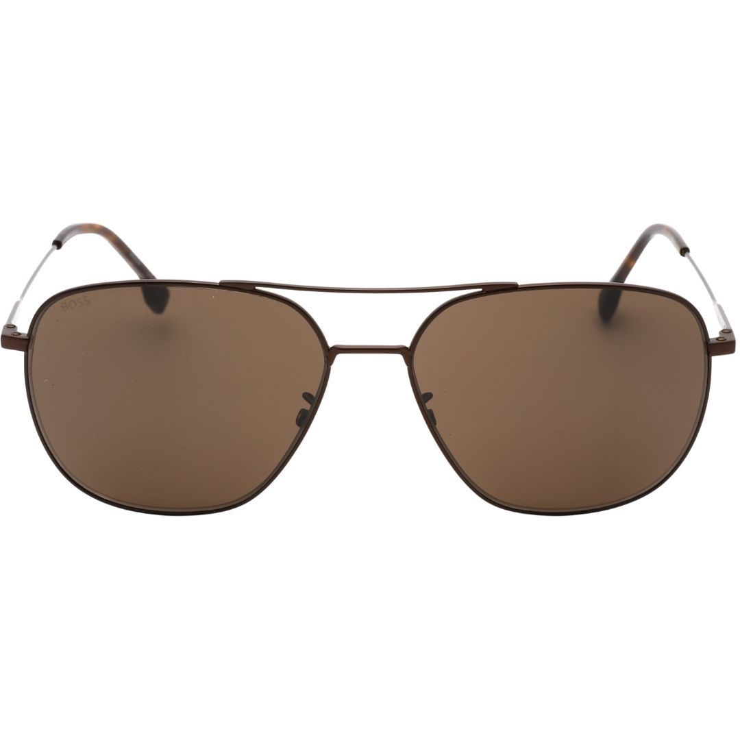 Aviator Sonnenbrille mit braunen Gläsern
