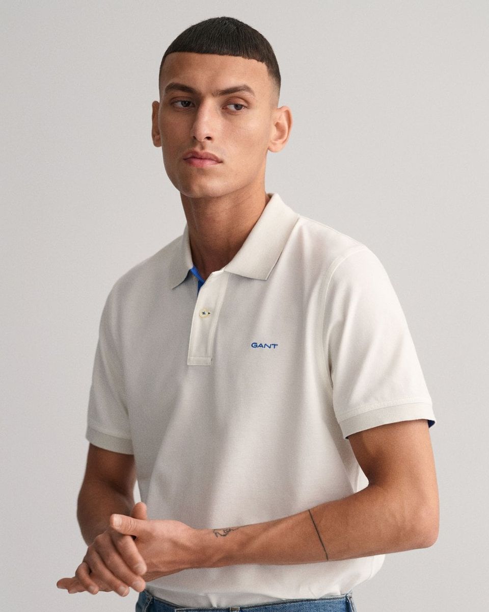 Kurzärmliges Poloshirt mit regulärer Passform