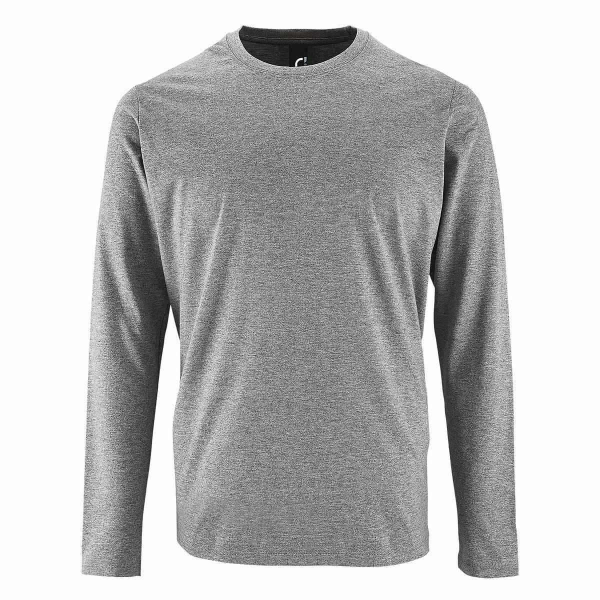 Herren Langarmshirt mit Rundhalsausschnitt