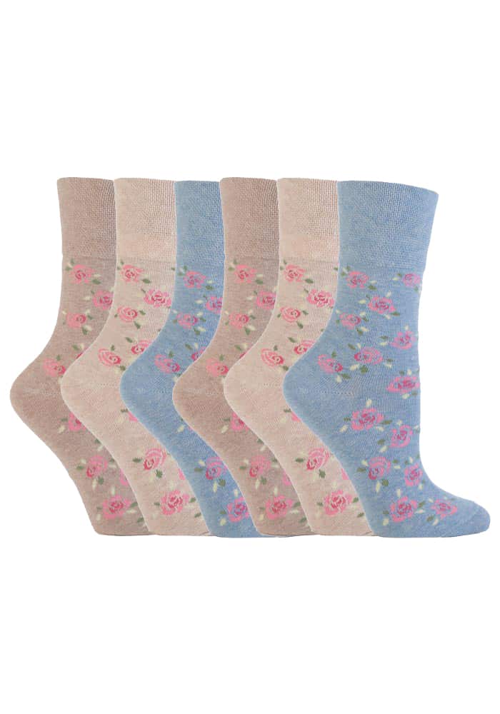 Gentle Grip - 6 Paar Damen Gentle Grip nicht elastische Socken - GG46