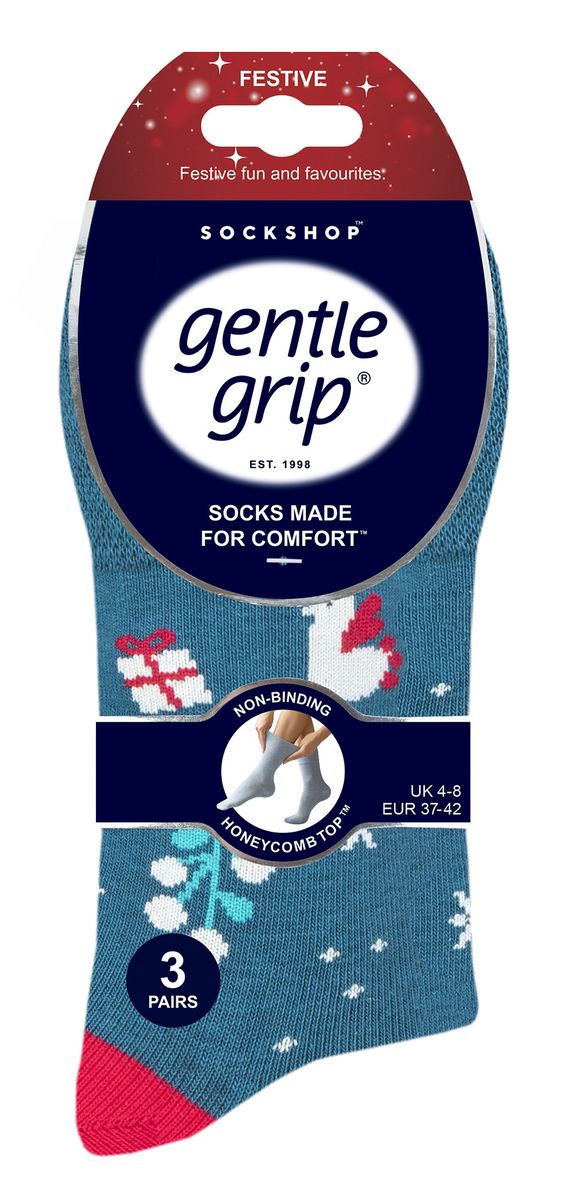 Festliche Weihnachts-Motivsocken