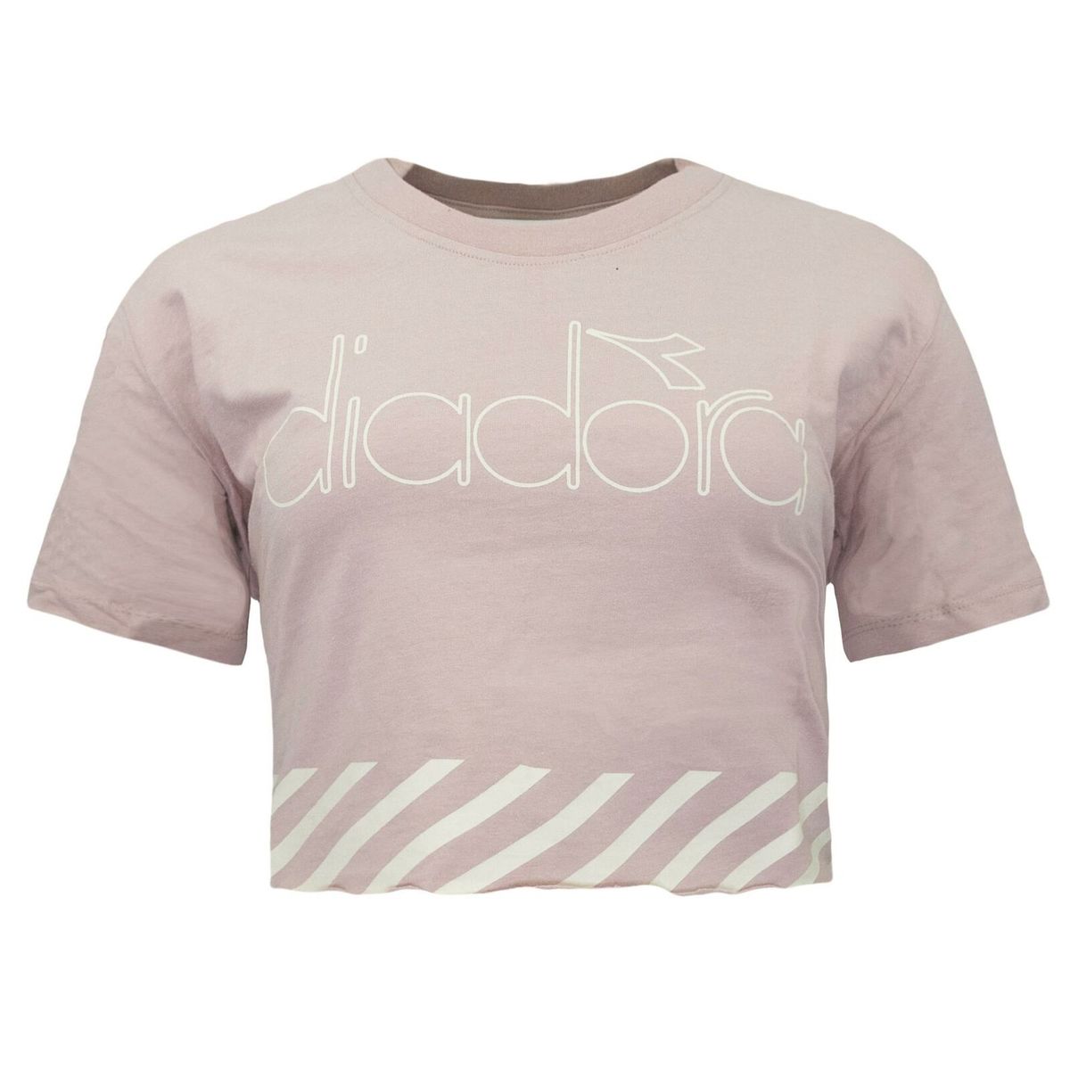 Kurzes T-Shirt mit Grafiklogo