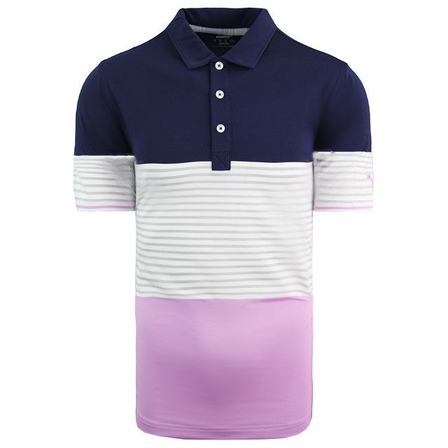 Herren Color Block Performance Golf Polo