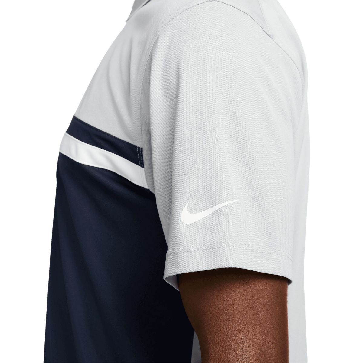 Farbblock-Design Technisches Golf-Poloshirt