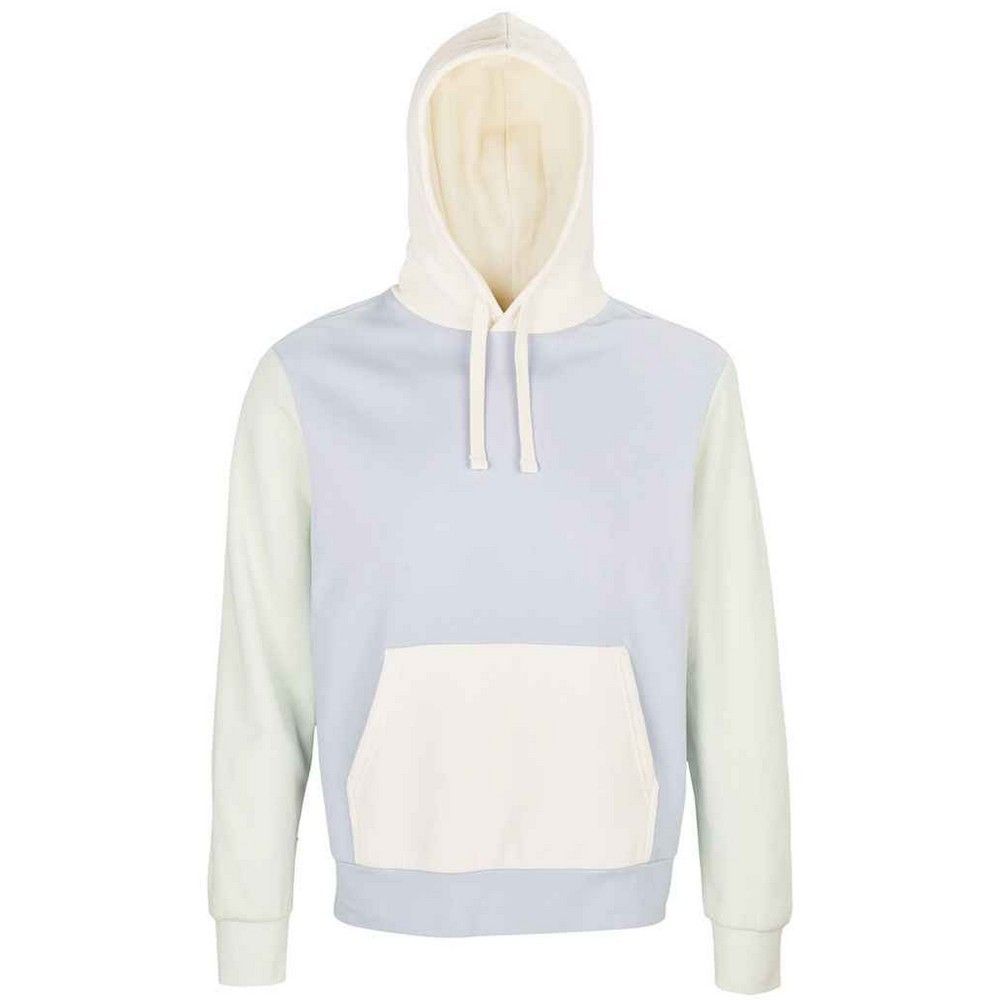 Bio-Baumwollhoodie mit Kontrasteinsatz