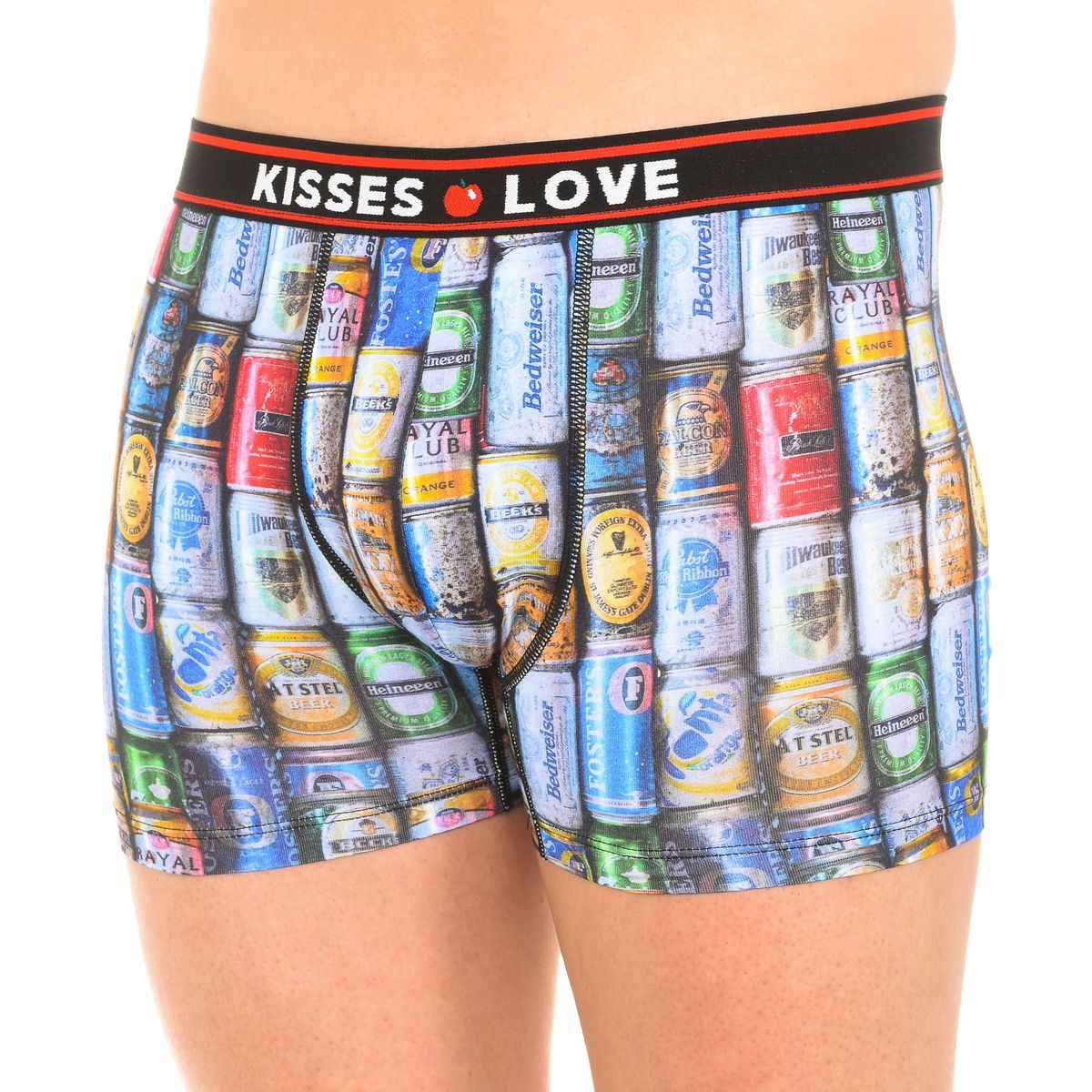 Boxershorts mit Bierdosen-Muster