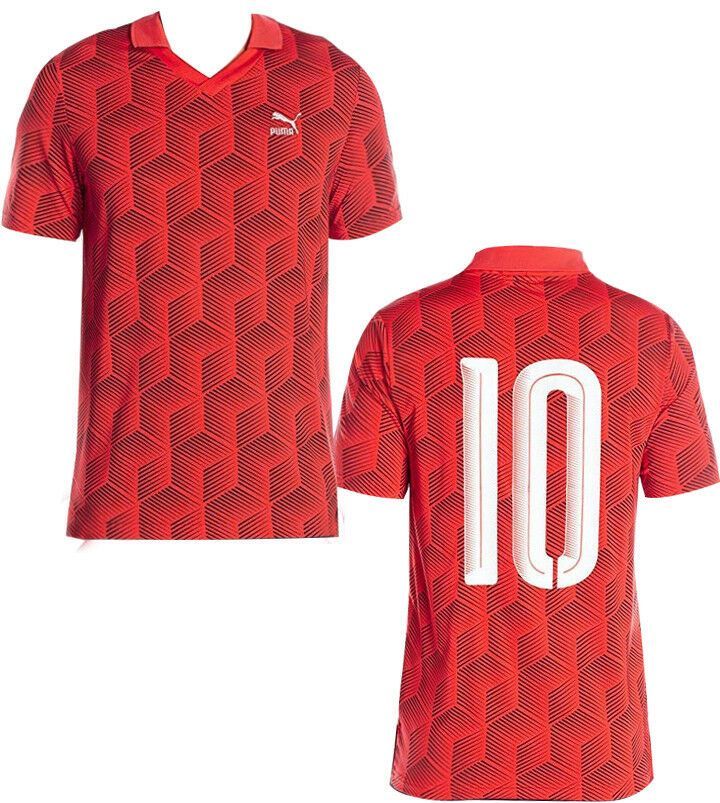 Grafikdruck Fußball T-Shirt
