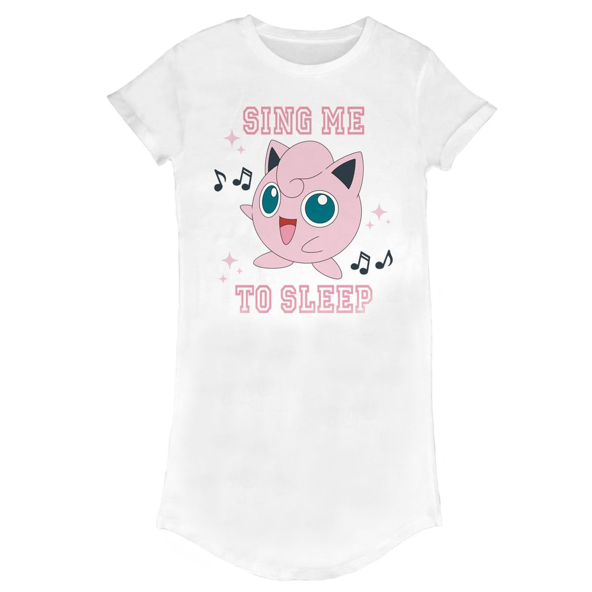 Pokemon - Robe t-shirt SING ME TO SLEEP - Femme (Blanc)