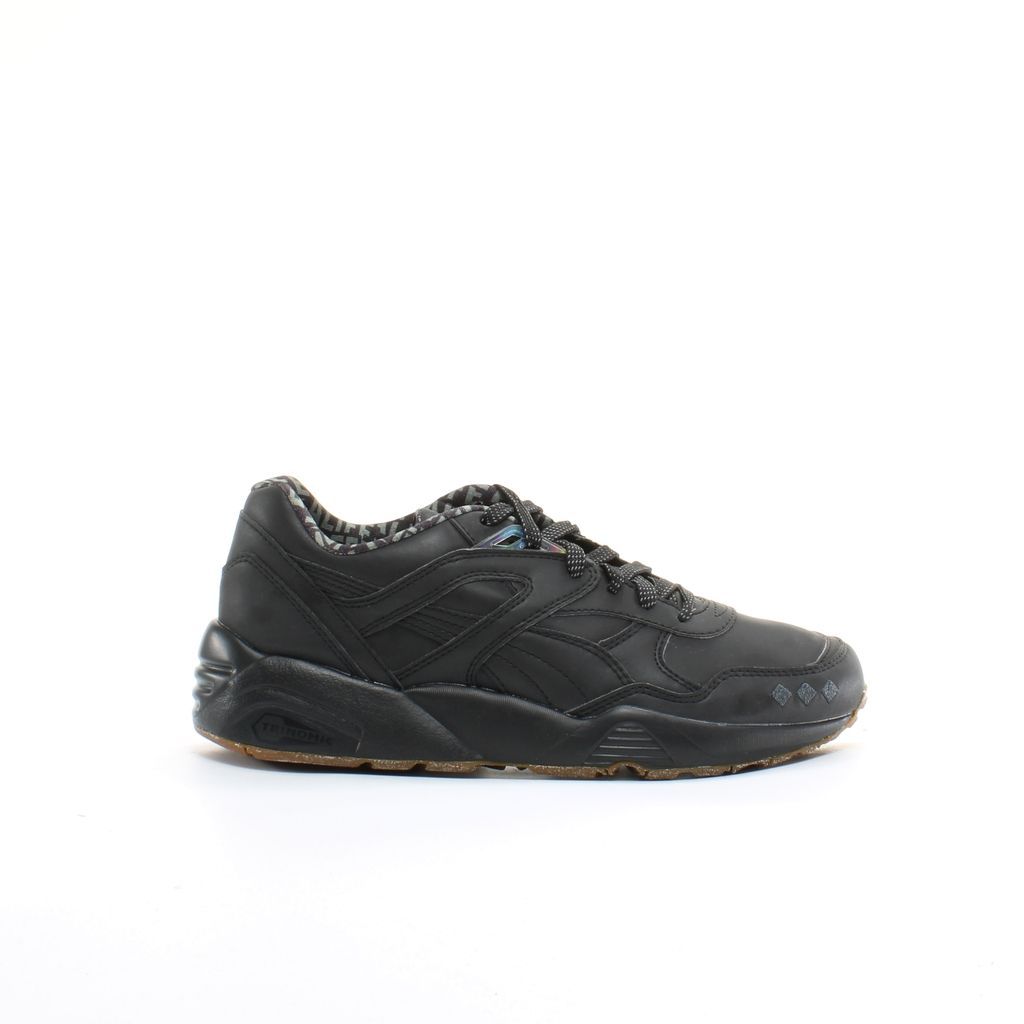 Herren Schwarze Synthetik Schnürschuhe