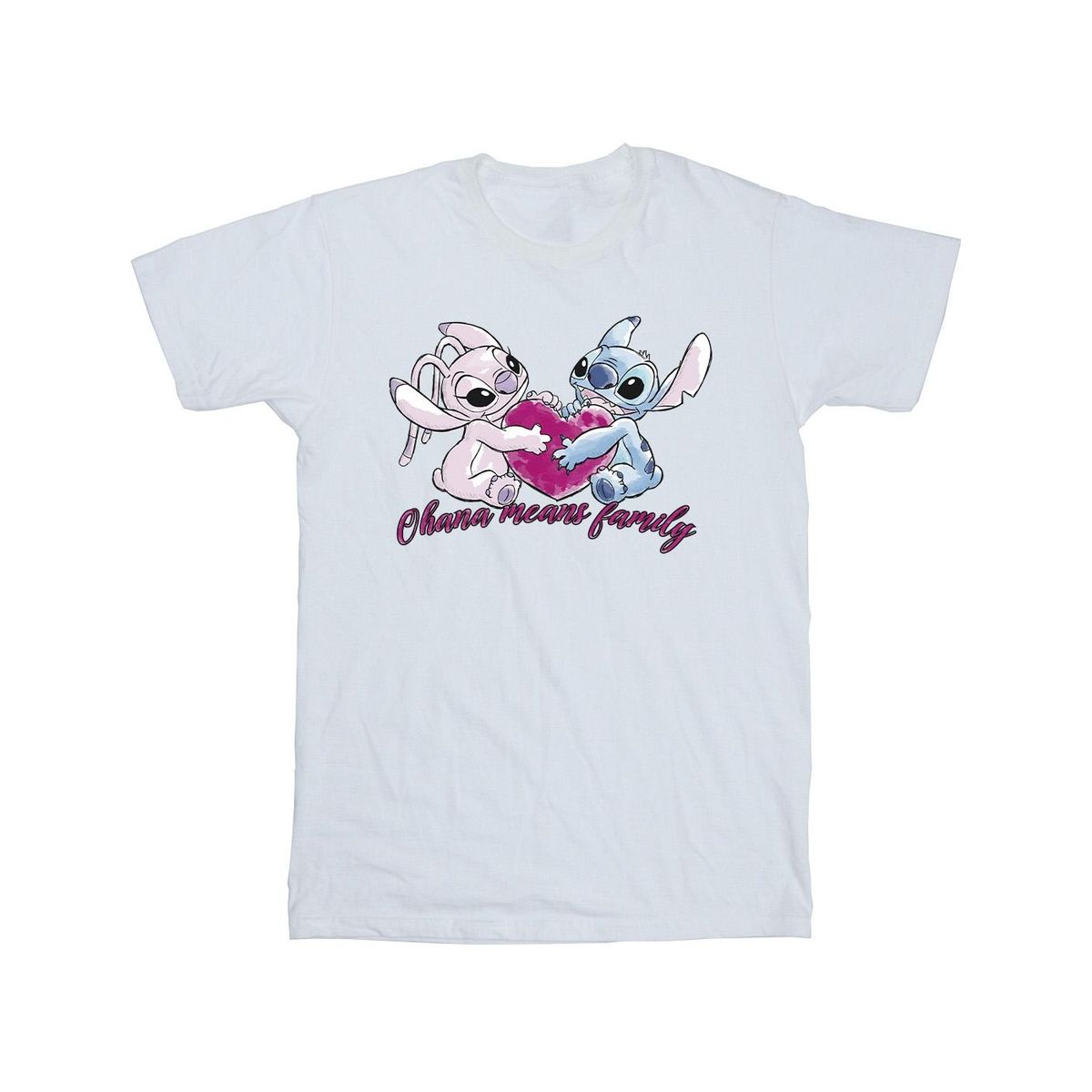 Lilo und Stitch Ohana Herz T-Shirt