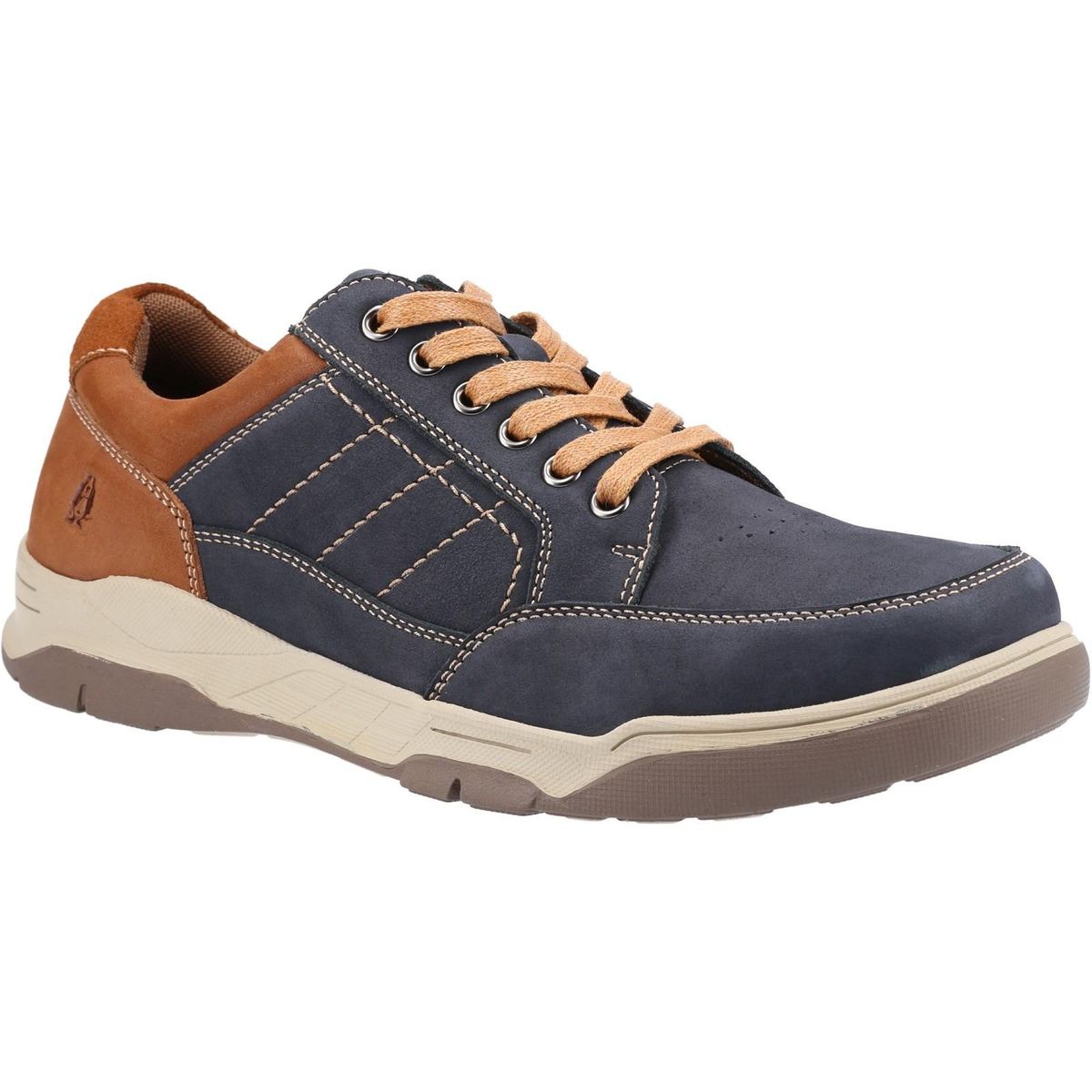 Hush Puppies - Herren Schuhe "Finley", Leder (Orange/Schwarz)