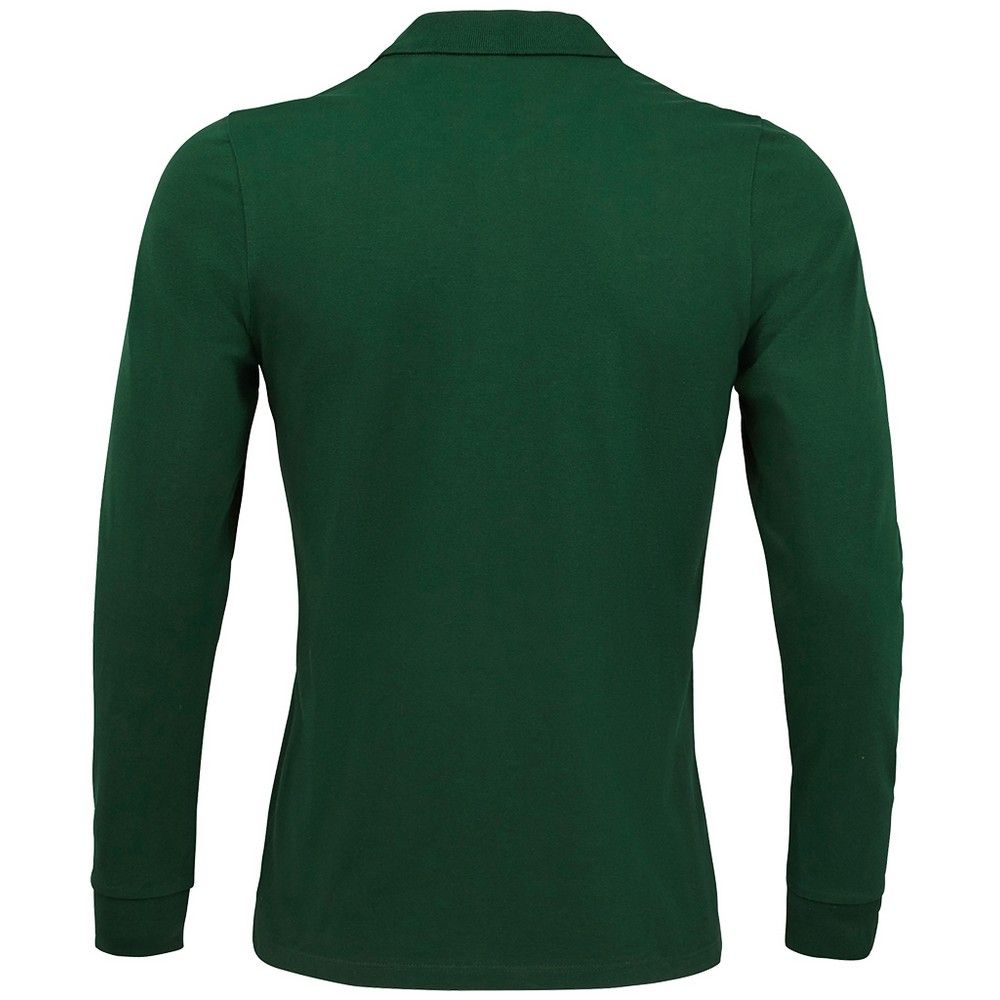 Langarm-Piqué-Poloshirt