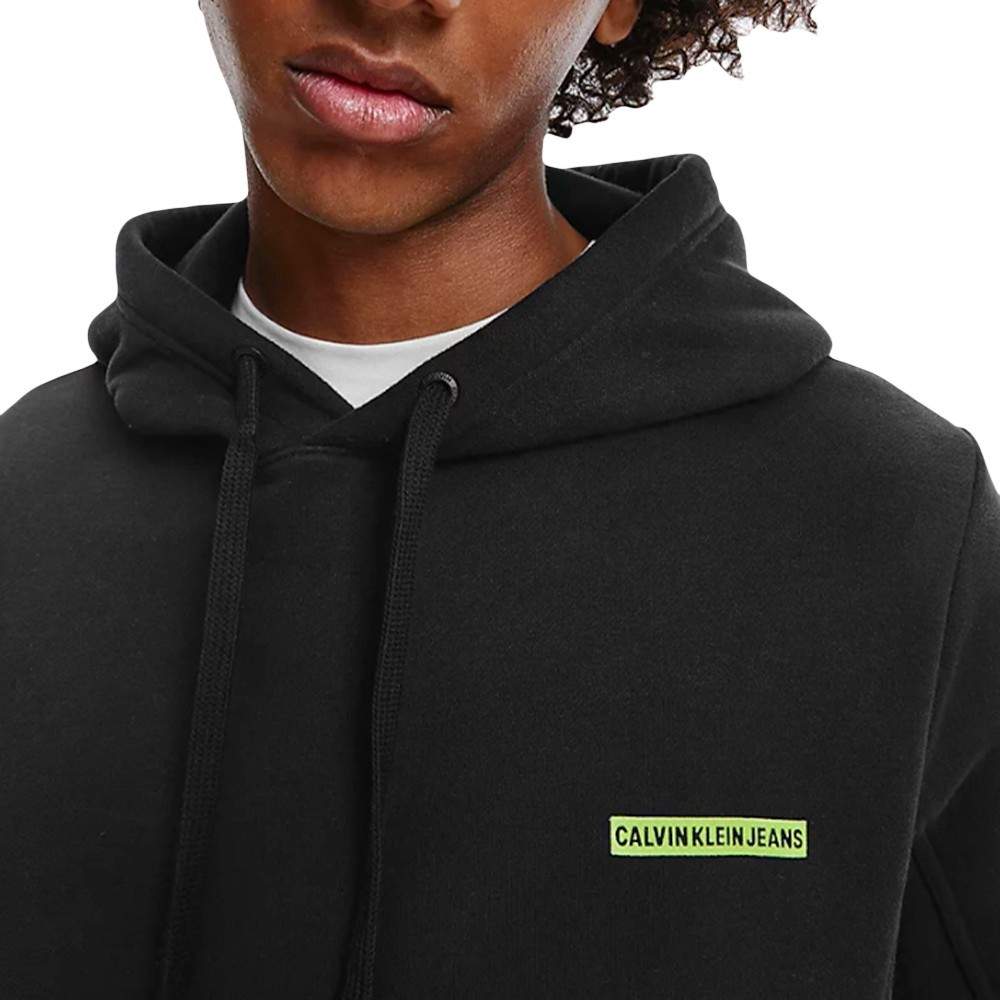 Klassischer Kapuzenpullover mit Logo-Patch