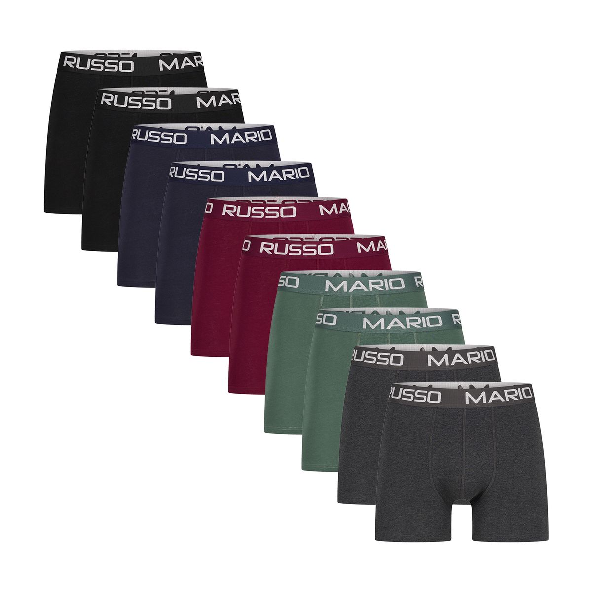 Basic Boxershorts für Herren aus Stretch-Baumwolle