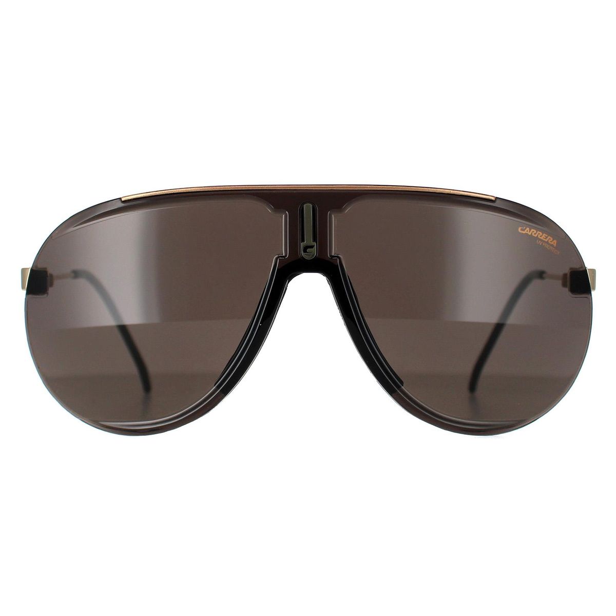 Carrera Aviator Unisex Schwarz Gold Grau Antireflex SuperChampion