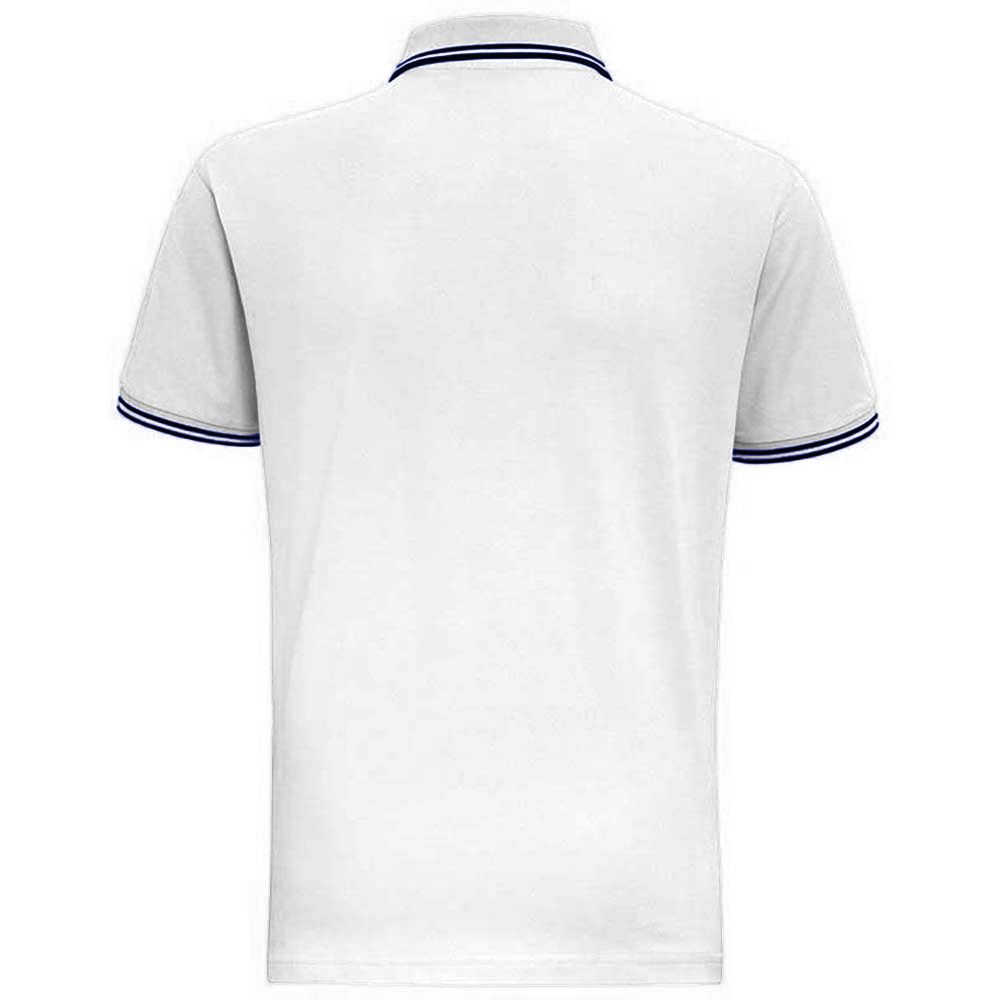 Klassisches Piqué-Poloshirt mit Kontraststreifen