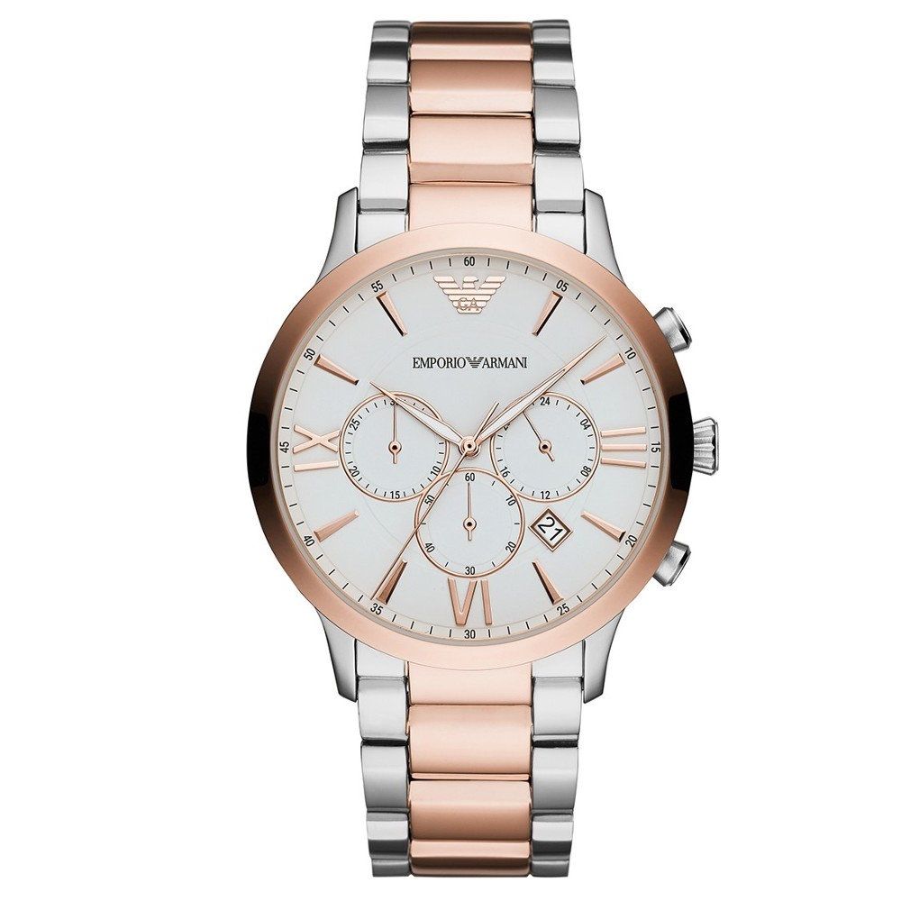 Herren-Edelstahl-Uhr in zwei Farben